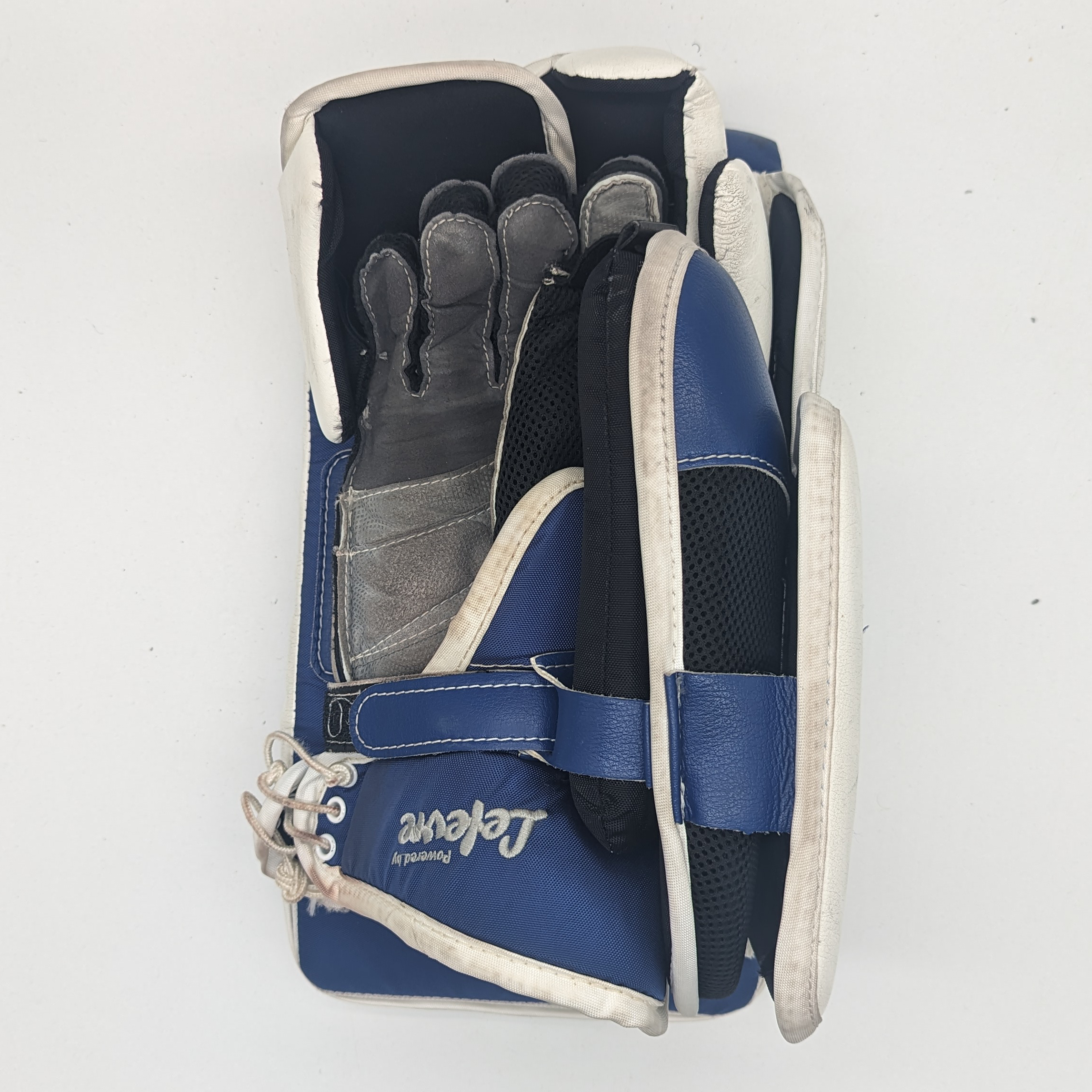 Reebok XLT - Ensemble de gardien de but Pro Stock d'occasion (blanc/bleu)